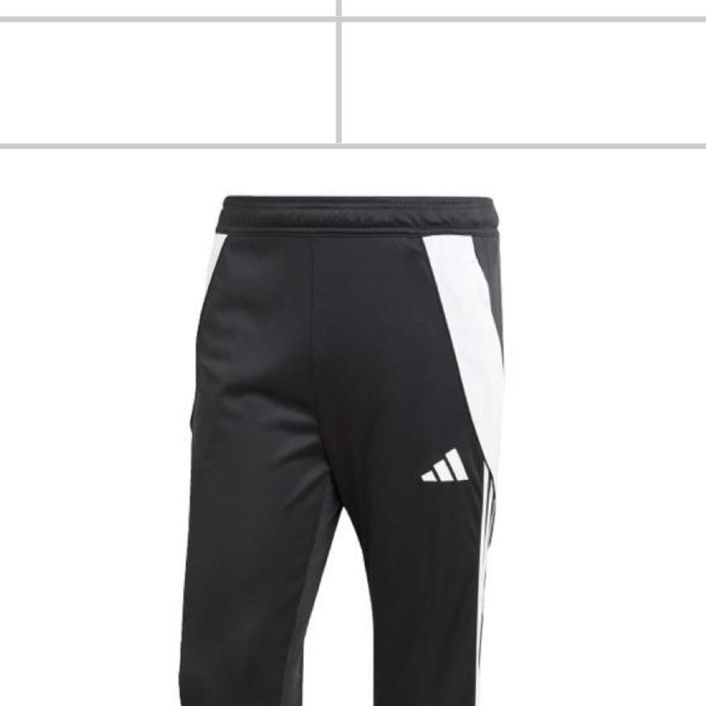 Adidas Black and White Athletic 3/4 Pants